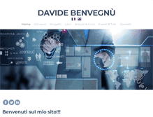 Tablet Screenshot of davidebenvegnu.com